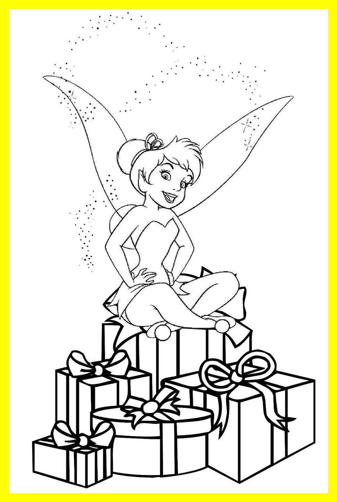 1114x1658 Inspiring Printable Tinkerbell Coloring Pages For Kids Pic