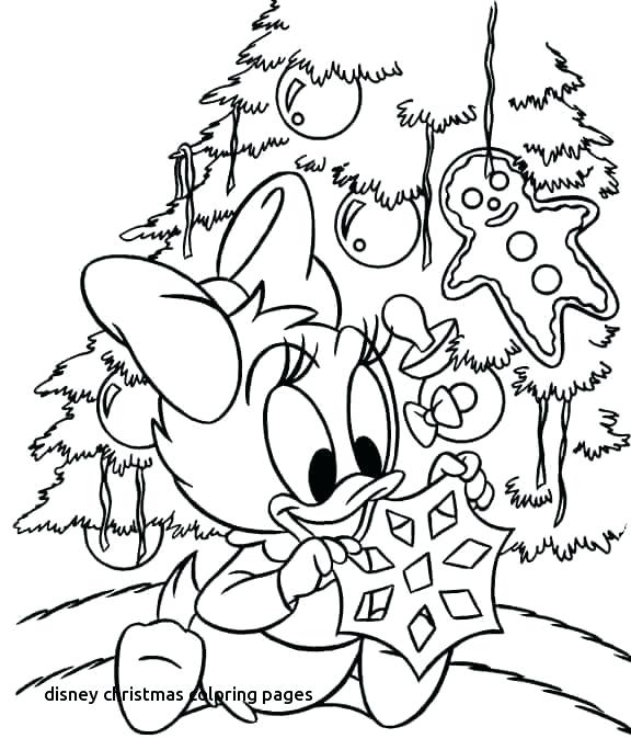 576x684 Free Disney Christmas Coloring Pages