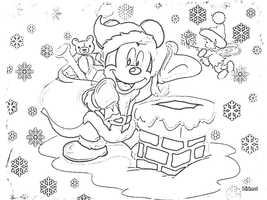 1024x768 Disney Christmas Coloring Pages Christmas Coloring Pages