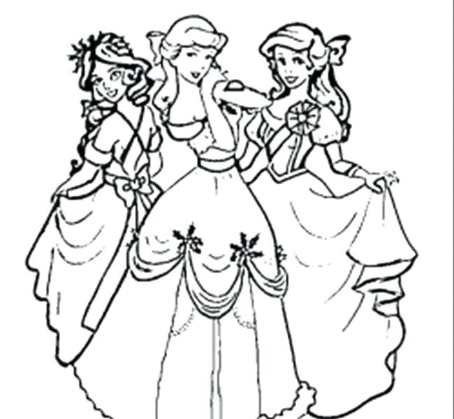 650x600 Printable Disney Christmas Coloring Pages