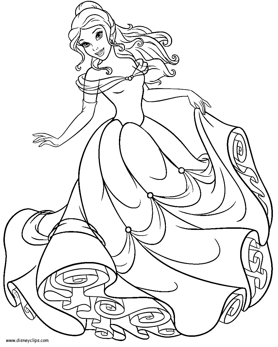 977x1221 Disney Belle Coloring Pages Princess And Throughout Bloodbrothers