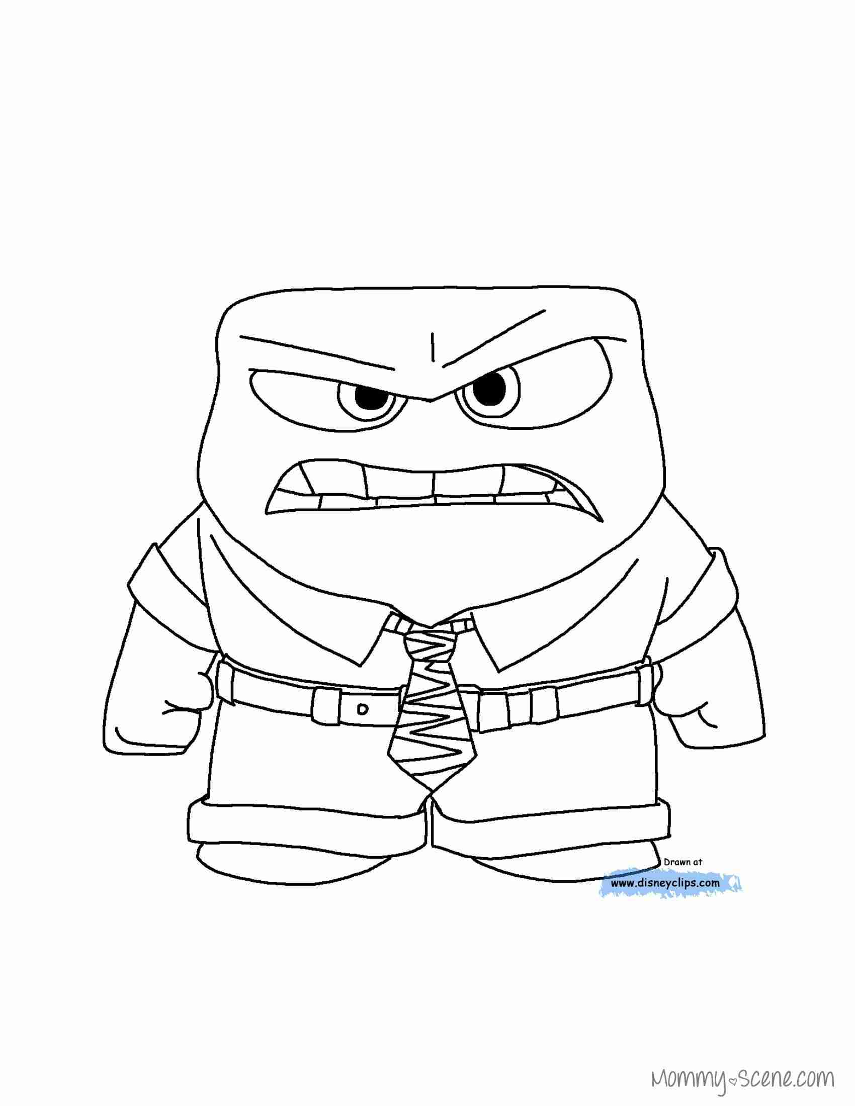 1700x2200 Disney S Inside Out Coloring Pages Drawings Therapy And School