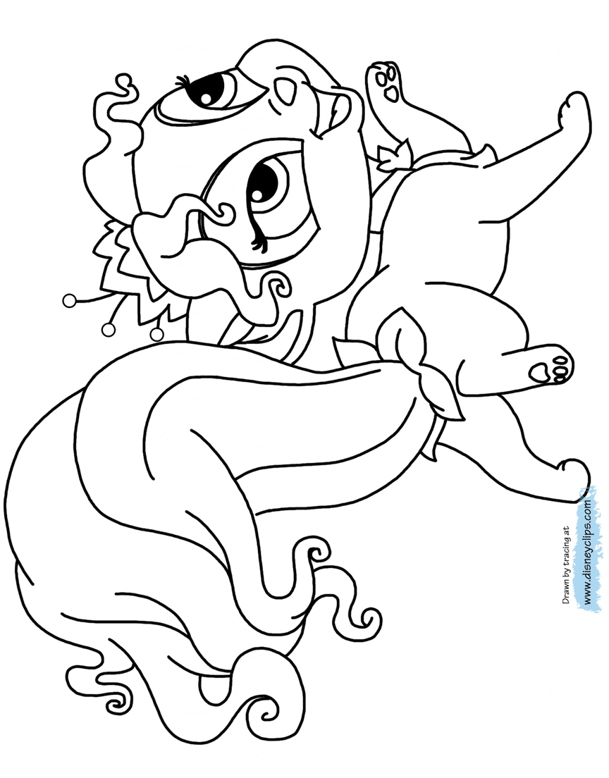 864x1104 Pet Coloring Pages New Disney Palace Pets Printable Coloring Pages