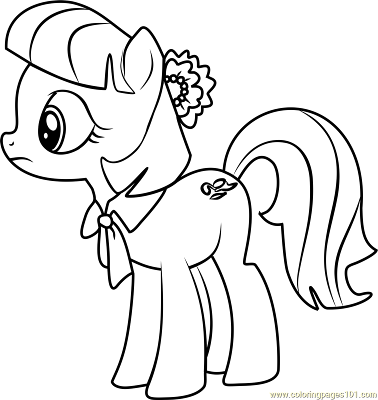 756x800 Coco Pommel Coloring Page