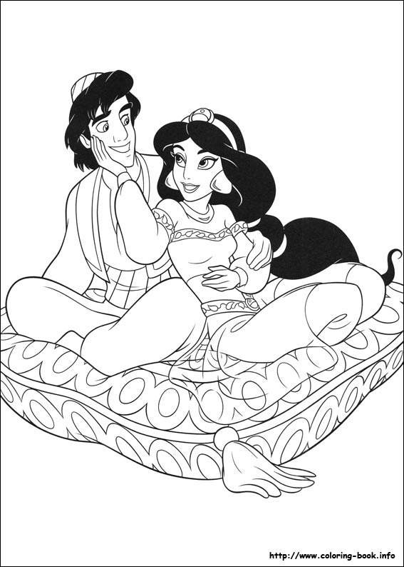 567x794 Aladdin Coloring Pages On Coloring