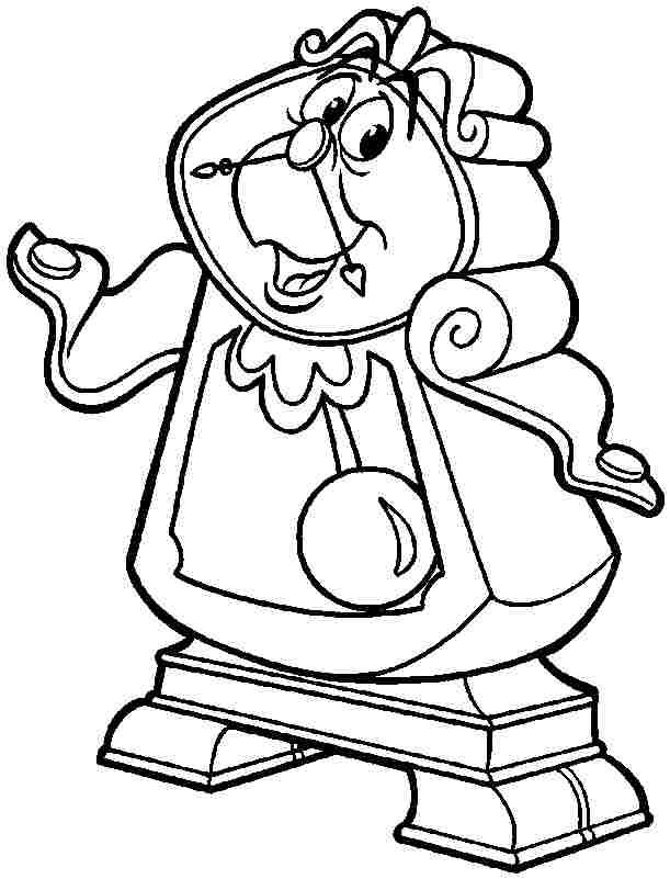 611x801 Coloring Pages Disney Princess The Beast And The Beauty Belle Free