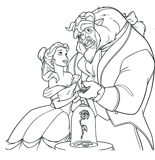 Disney Coloring Pages Belle at GetDrawings | Free download