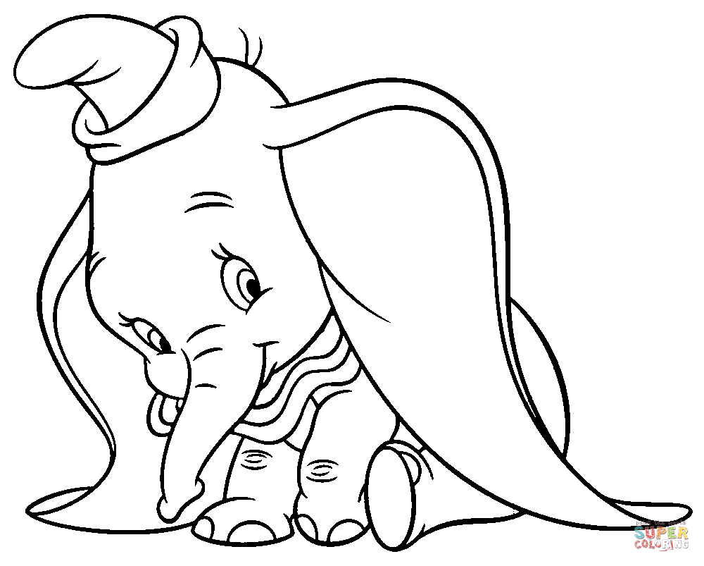 1000x803 Dumbo Coloring Pages Free Coloring Pages Dumbo Coloring Pages