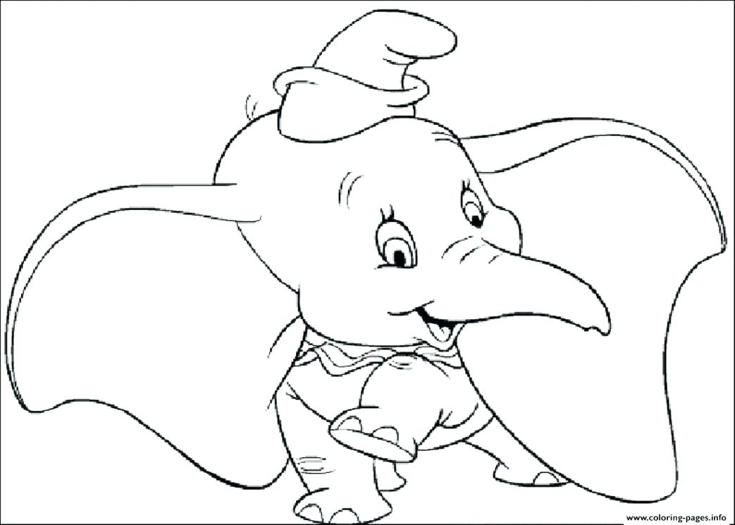 1043x745 Coloring Pages Disney Channel Princess Jasmine Cute Dumbo Free