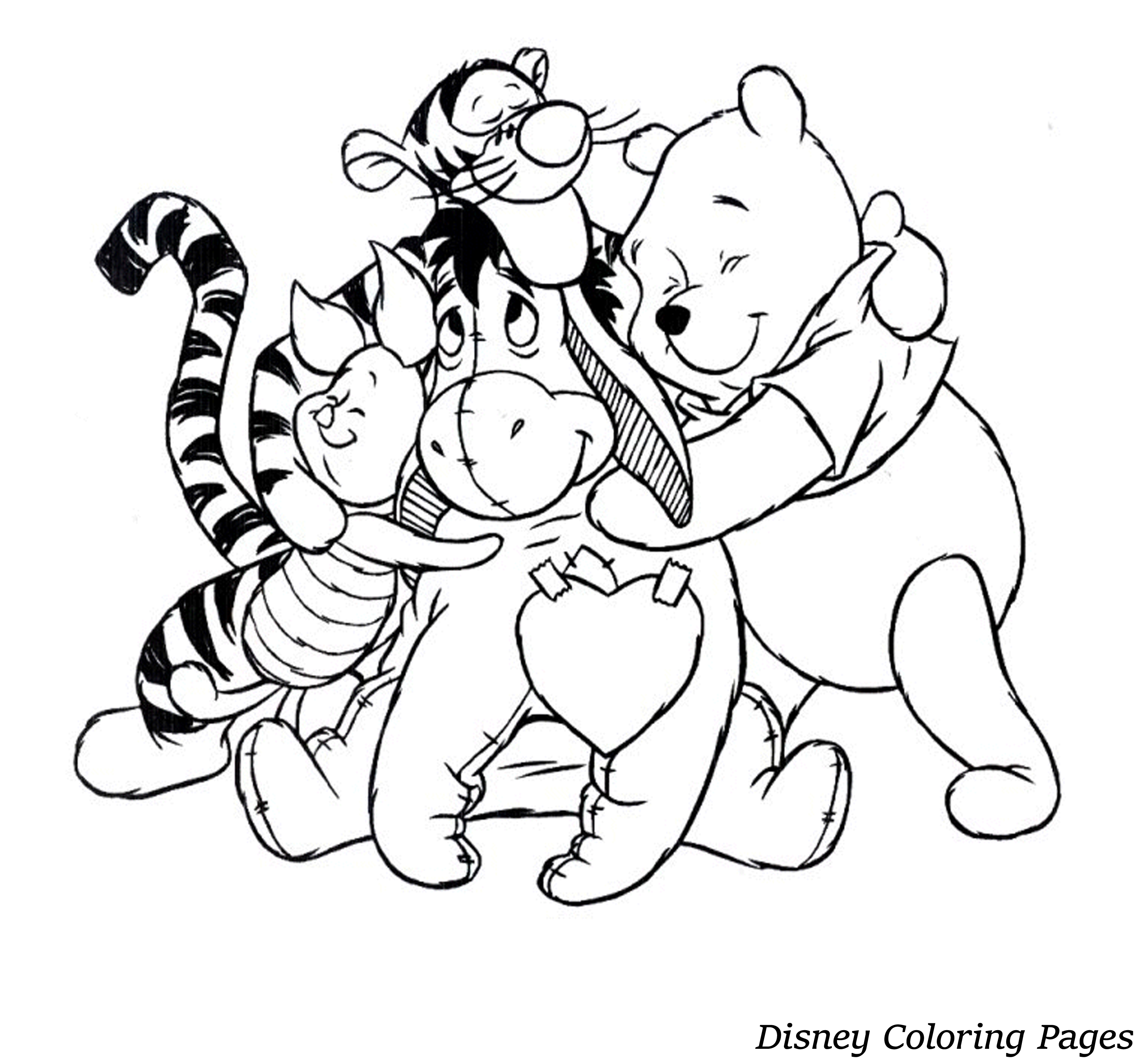 3000x2800 Pretty Free Disney Coloring Pages For Adults Only