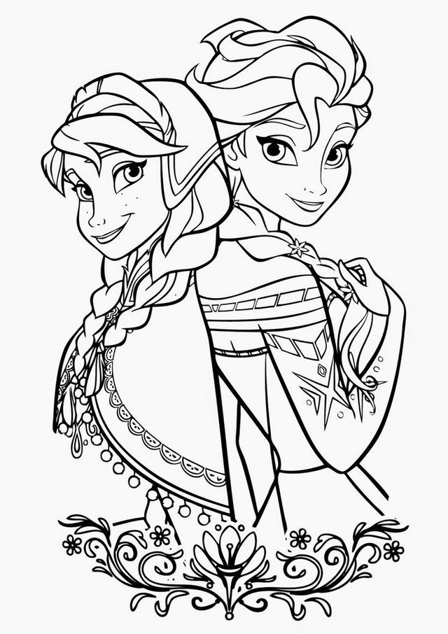 640x906 Disney Coloring Pages Frozen Unique Frozen Coloring Pages Ideas