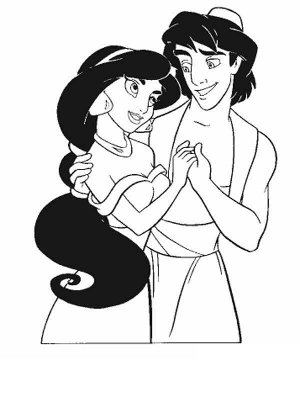 600x801 Princess Jasmine Coloring Pages For Kids In Disney Cartoon Bleupnr
