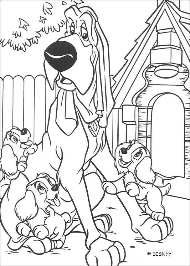 607x850 Disney Coloring Page
