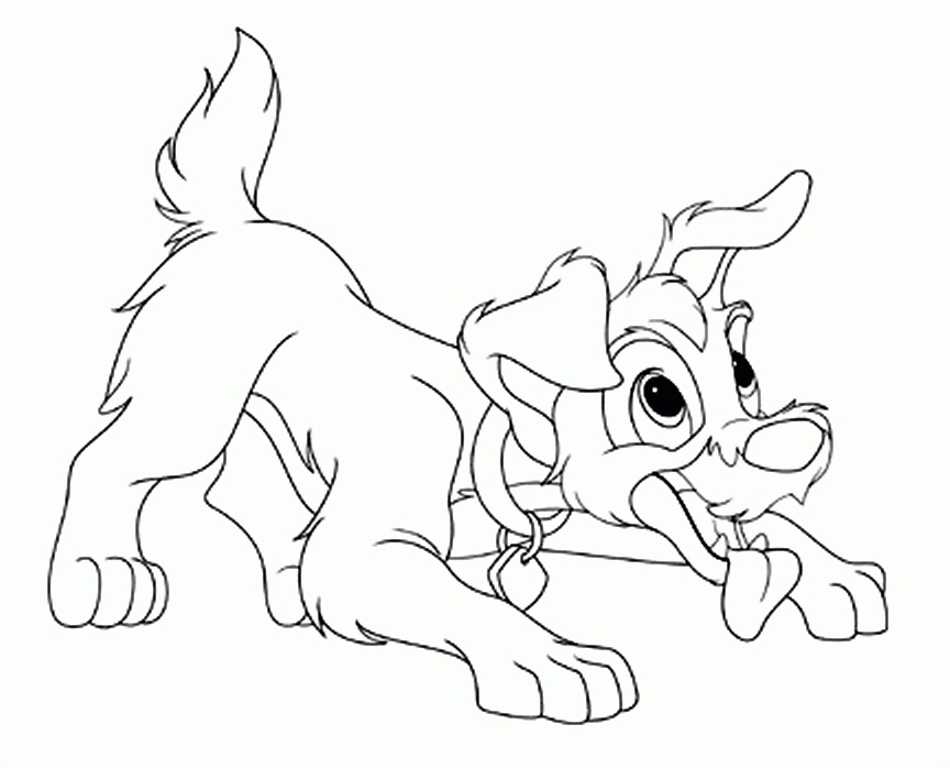 864x698 Lady And The Tramp Coloring Pages Awesome Disney Printable