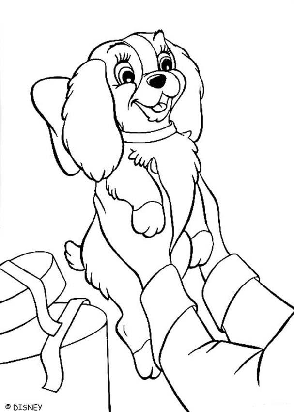 607x850 Lady And The Tramp Coloring Book Pages
