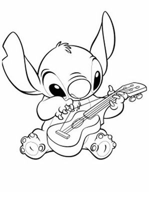 298x400 Disney Coloring Pages Lilo And Stitch Coloring Sheets Stamping