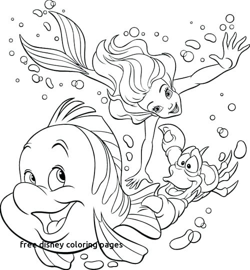500x541 Coloring Pages Of Ariel Coloring The Little Mermaid This Drawing