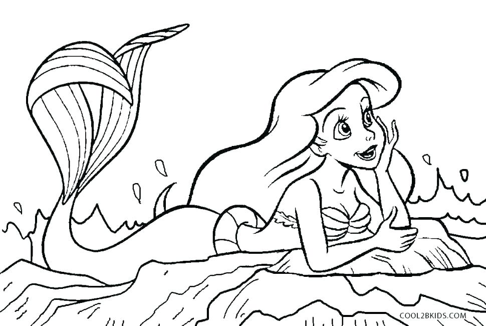 970x650 Disney Little Mermaid Coloring Pages Little Mermaid Printable