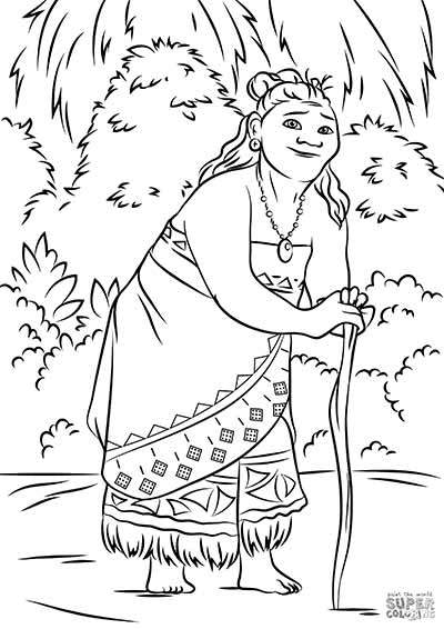 400x566 Moana Coloring Pages