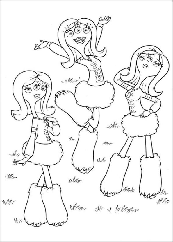 595x834 Kids N Coloring Pages Of Monsters University