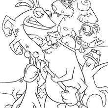 220x220 Monsters, Inc Coloring Pages