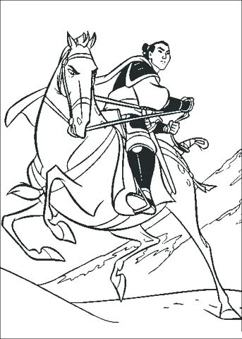 343x480 Disney Mulan Coloring Pages Coloring Pages Disney Mulan