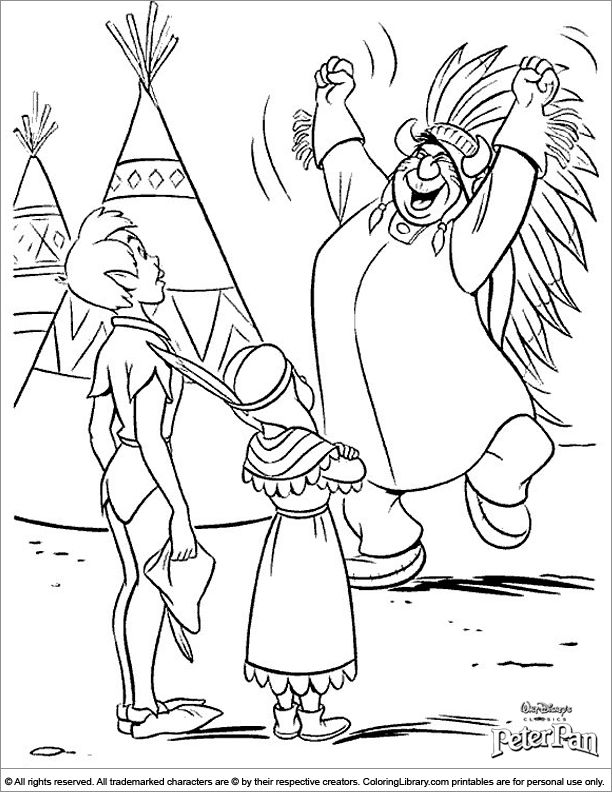 Disney Coloring Pages Peter Pan