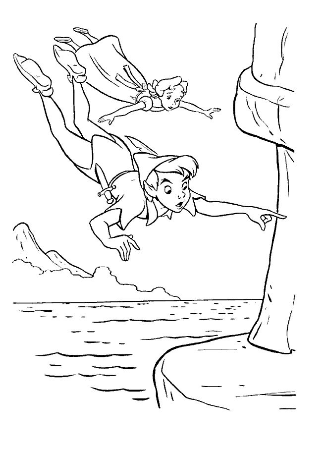 660x916 Disney Color Pages Awesome Best Peter Pan Disney Coloring Pages
