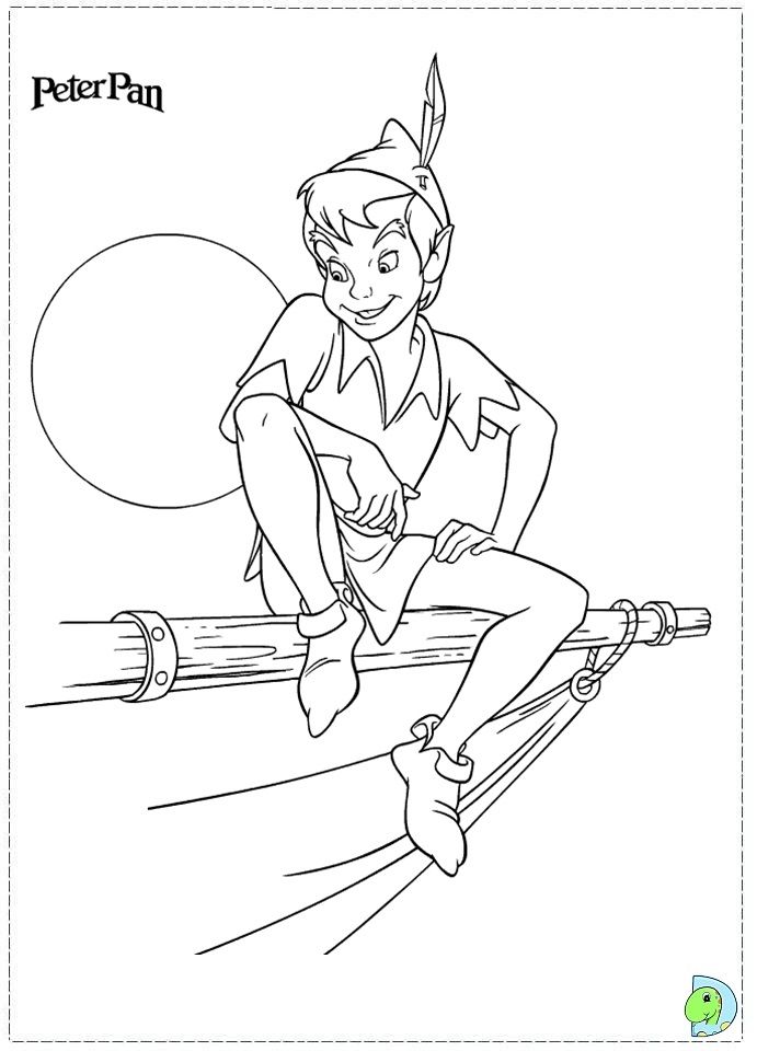691x960 Best Peter Pan Images On Colouring Pages, Draw