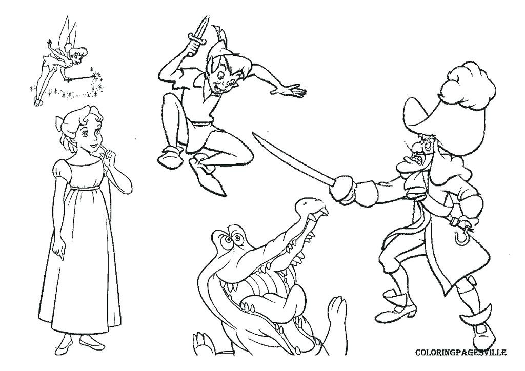 1024x724 Peter Pan Coloring Pages Good Peter Pan Coloring Pages Best