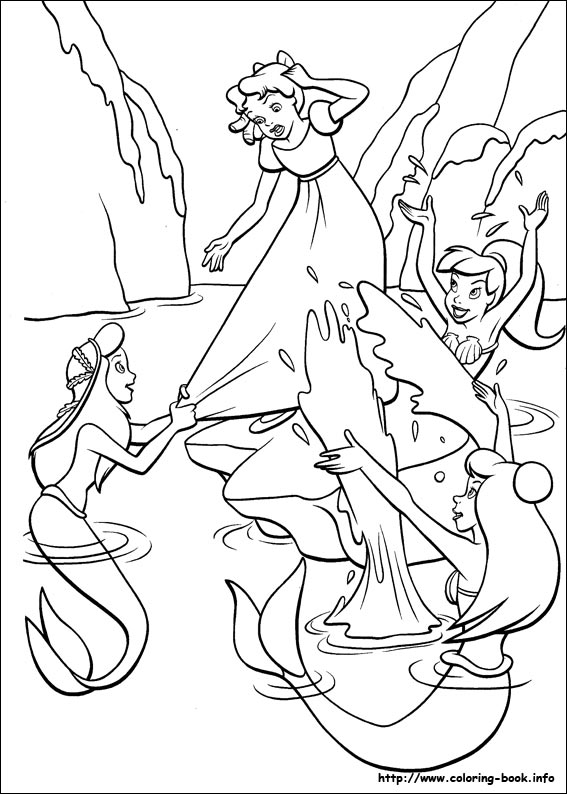 567x794 Peter Pan Colouring Pages To Print Peter Pan Coloring Pages