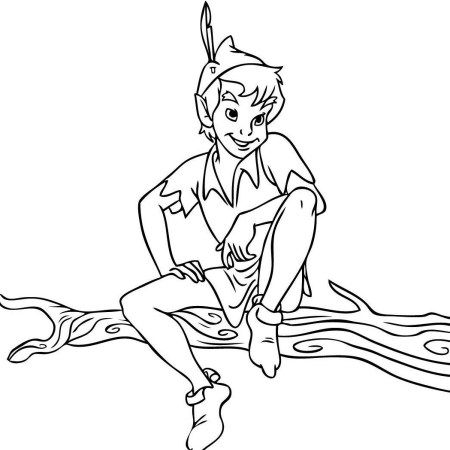450x450 Peter Pan Disney Coloring Sheets Disney Coloring Pages