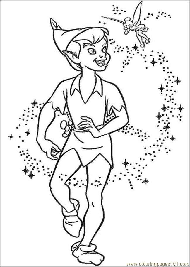 649x910 Peter Pan N Coloring Page