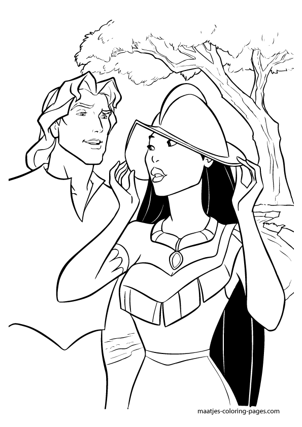 595x842 Pocahontas Disney Coloring Page Pocahontas Disney Coloring