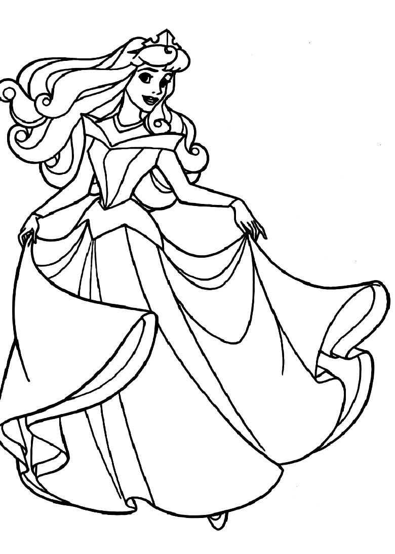 780x1092 Fancy Design Ideas Sleeping Beauty Coloring Pages Aurora Of Disney