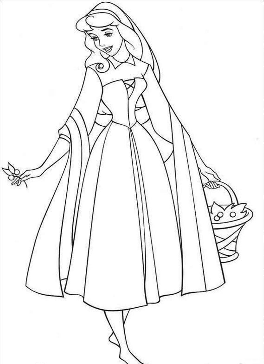 900x1240 Free Printable Sleeping Beauty Coloring Pages For Kids Sleeping