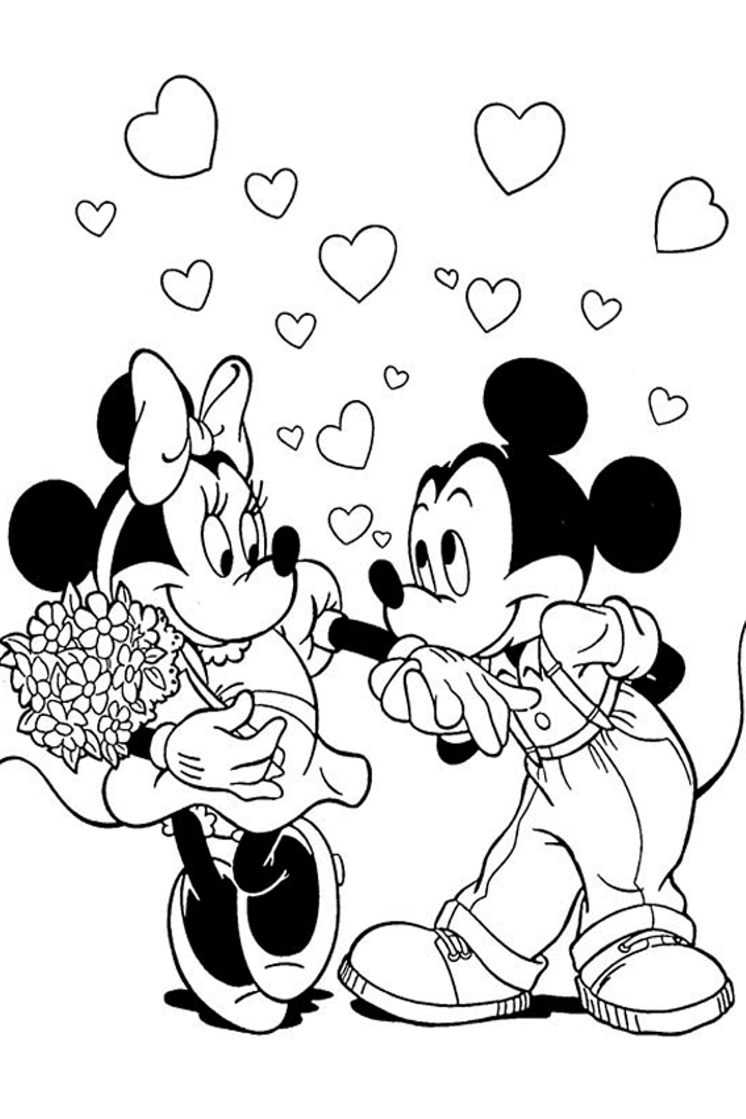 1072x1607 Disney Couples Coloring Pages Disney Couple Valentine Coloring