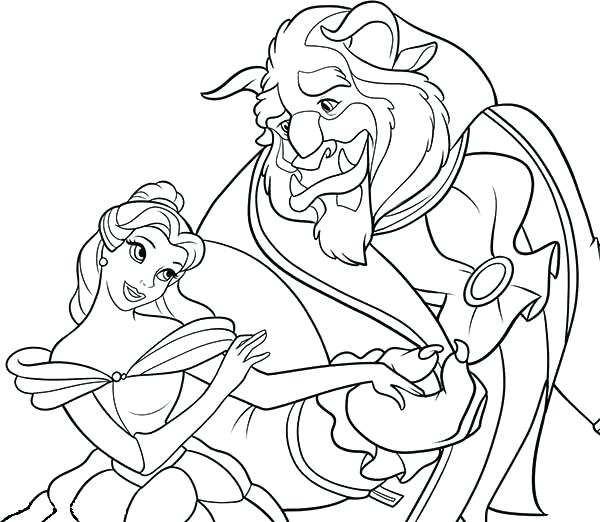 600x522 Disney Couples Coloring Pages
