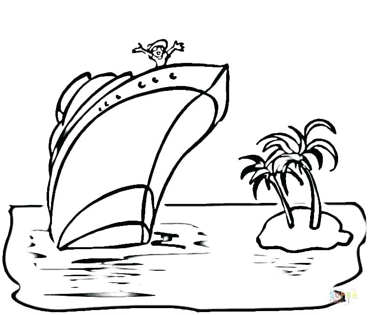 750x641 Disney Cruise Coloring Pages Cruise Coloring Pages Huge Ship Page