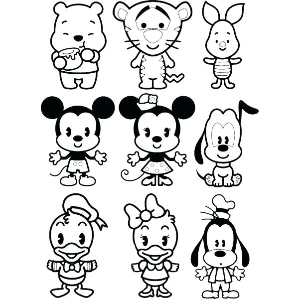 Disney Cute Coloring Pages at GetDrawings | Free download