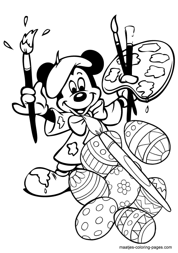 595x842 Disney Easter Coloring Pages Disney Easter Coloring Pages