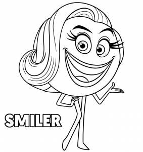 283x300 Amazing The Emoji Movie Coloring Pages