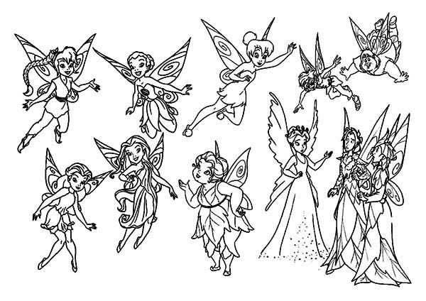 600x424 Disney Pixie Heroes Fairies Coloring Page