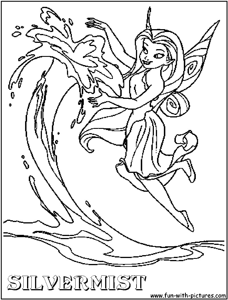800x1050 Stunning Disney Fairies Coloring Pages Silvermist