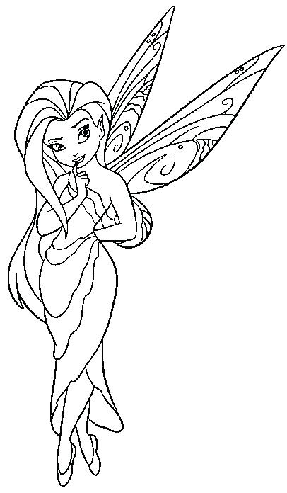406x696 Draw Disney Fairies Draw Background Fairies Coloring Pages Online
