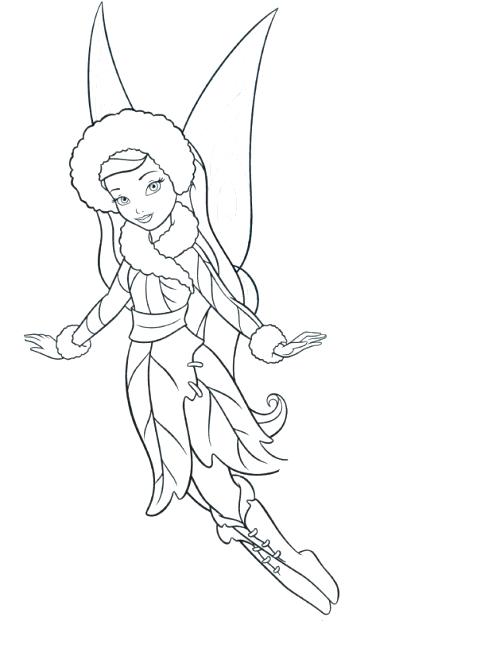 500x659 Silvermist Coloring Pages Friend Tinker Bell Coloring Page Disney
