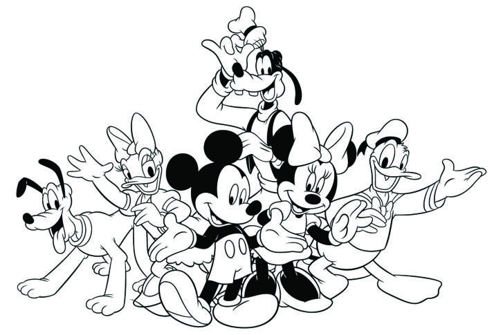 727x485 Disney Mickey's Typing Adventure Coloring Page Disney Family