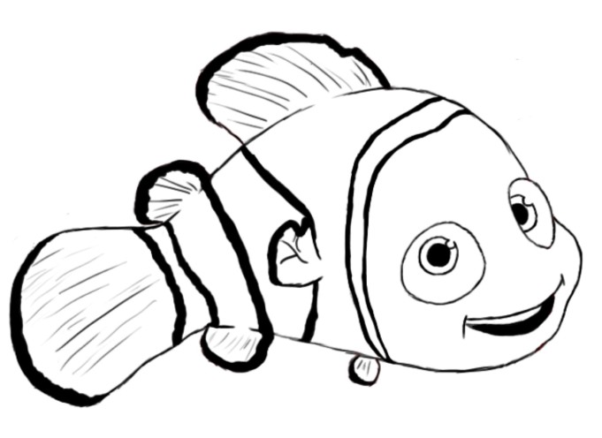 681x496 Nemo Coloring Sheet