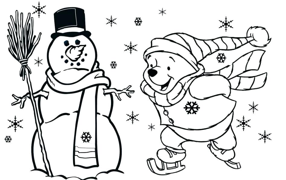948x599 Christmas Coloring Pages Free Printable Page For Kids Ideas