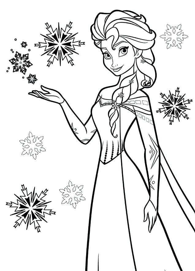 636x885 Free Frozen Coloring Pages Of Alsa And Her Moms Friend Disney Free